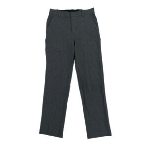 NWT Van Heusen's Heather Gray Houndstooth Straight Leg Dress Pants Size 12 Boy’s